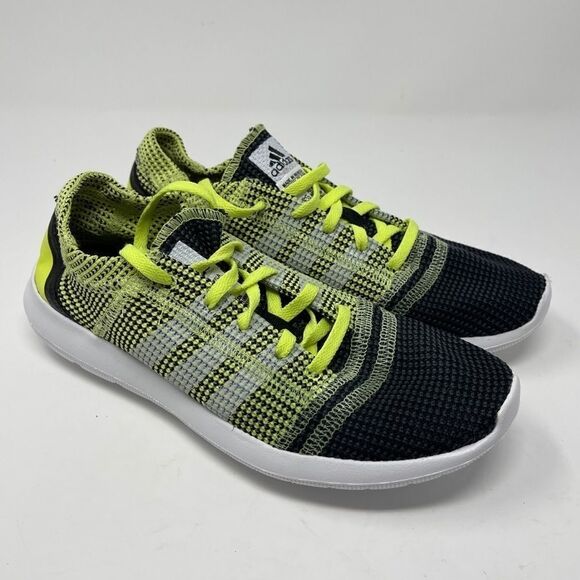 Adidas Women's Size 6.5 Trainers Running Element Refine Tricot Shoes Black - Picture 1 of 9